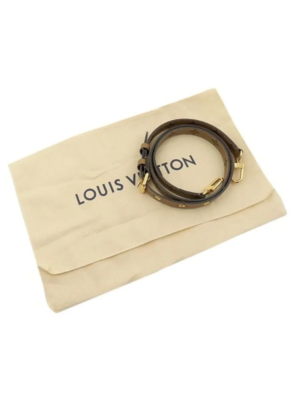 Louis Vuitton 2-Way Bag Pochette Metis MM Monogram Canvas Reverse Gold Brown